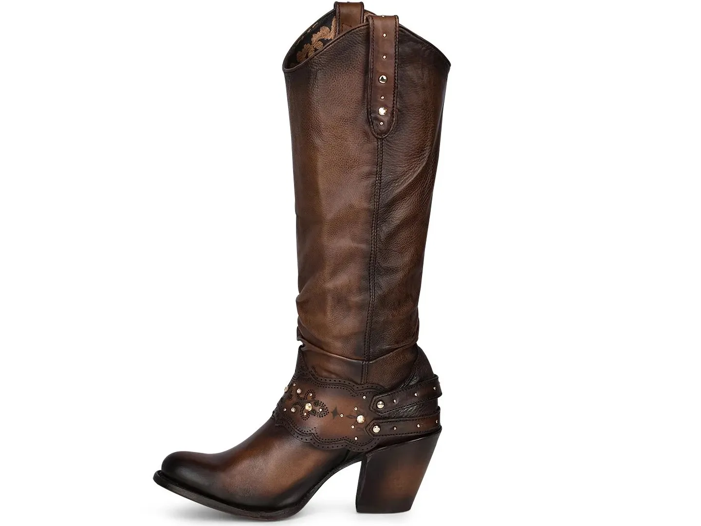 Botas Cuadra Moroni  Café Para Mujer